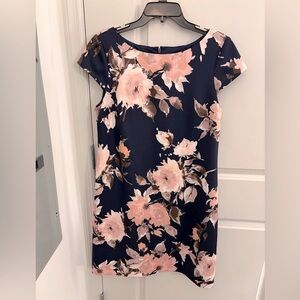 Jessica Howard pink navy floral dress